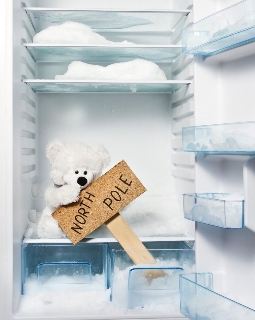 Ice forms in the freezer: how to eliminate and prevent ice