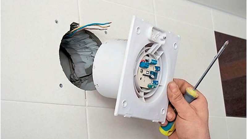 Installation and selection of a fan for the bathroom and toilet