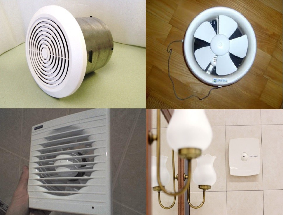 Installation and selection of a fan for the bathroom and toilet