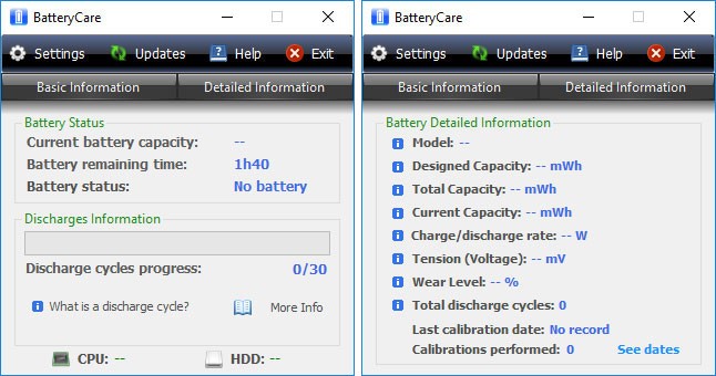 The laptop battery does not charge or is not fully charged