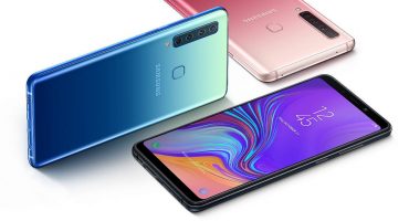 The announcement of the smartphone Samsung Galaxy A9 (2019) with four cameras