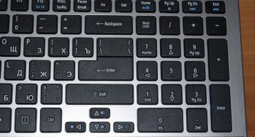 Typing a colon on a laptop keyboard