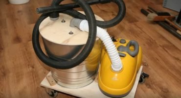 DIY construction vacuum cleaner